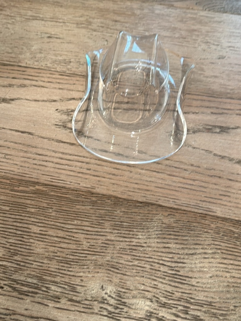 Small acrylic Cowboy hat table decoration